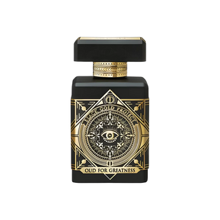 Initio Oud for Greatness Black Gold Project bottle on white background