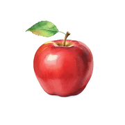 Apple fragrance note icon