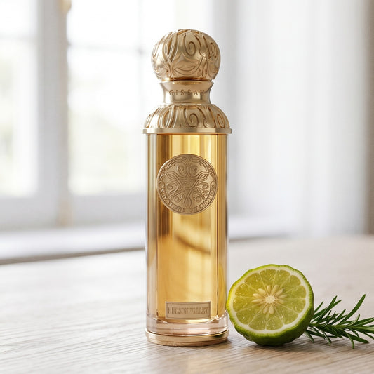 Gissah Hudson Valley on pale maple with a scattered handful of yuzu peel ribbons