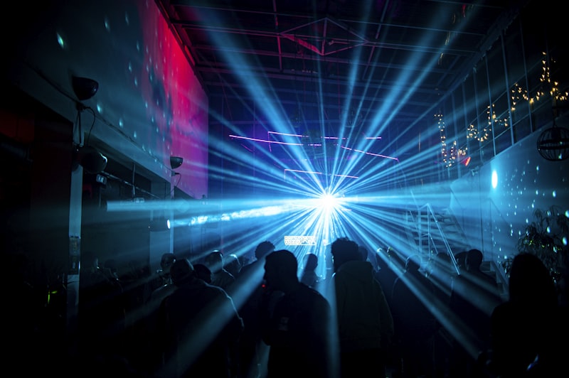 Vibrant evening scene